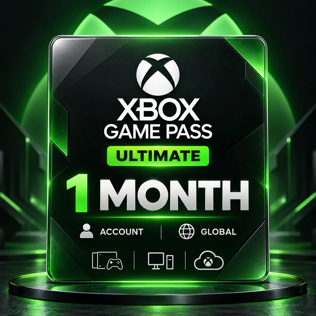 Xbox Game Pass Ultimate 1 Month Account – Global | Xbox & PC Gaming Subscription