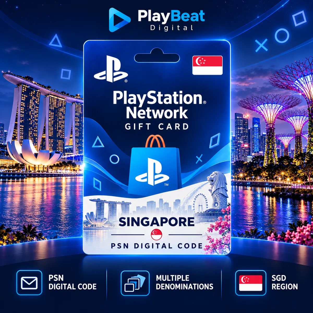 PlayStation Network Gift Card Singapore – PSN Digital Code